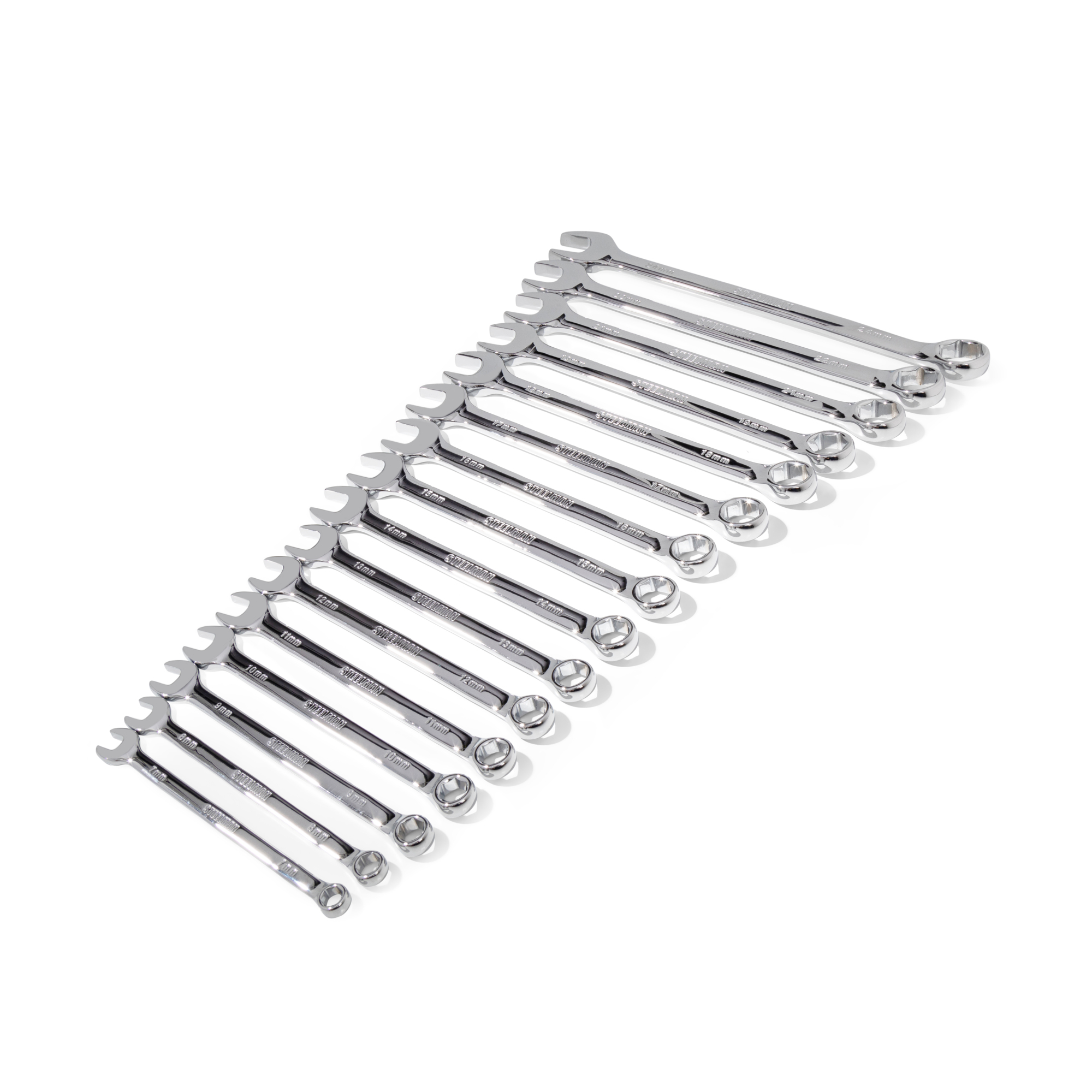STEELMAN 16-Piece Metric 6-Point Combination Wrench Set, Model# 78331